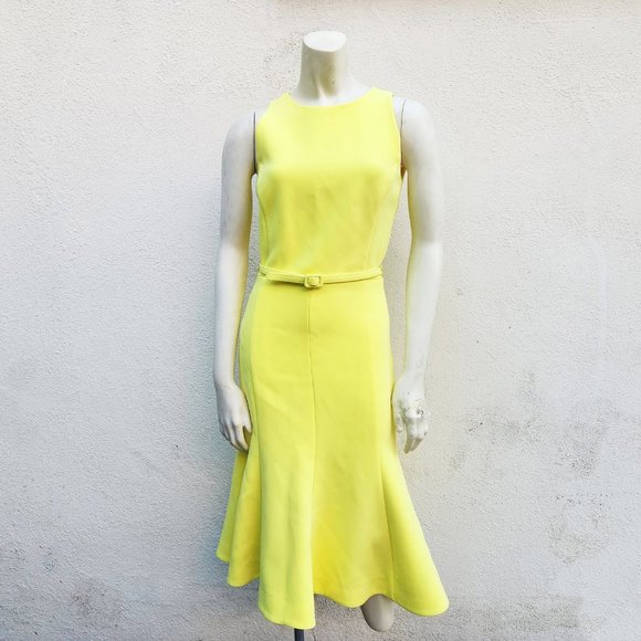 Oscar de la Renta Yellow Dress - Picture 2 of 13